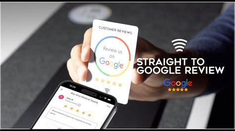 google review tap card